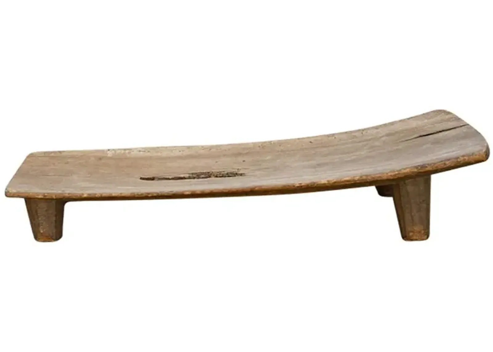 Antique Rugged Wood African Low Table -