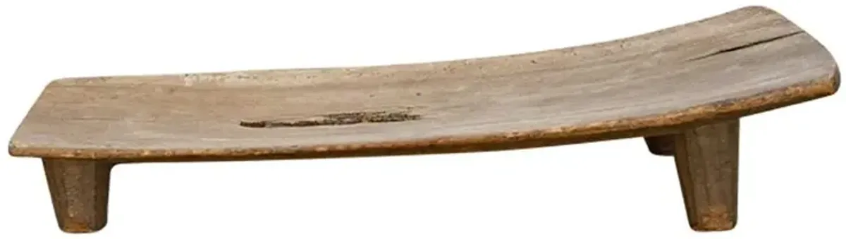Antique Rugged Wood African Low Table - de-cor -