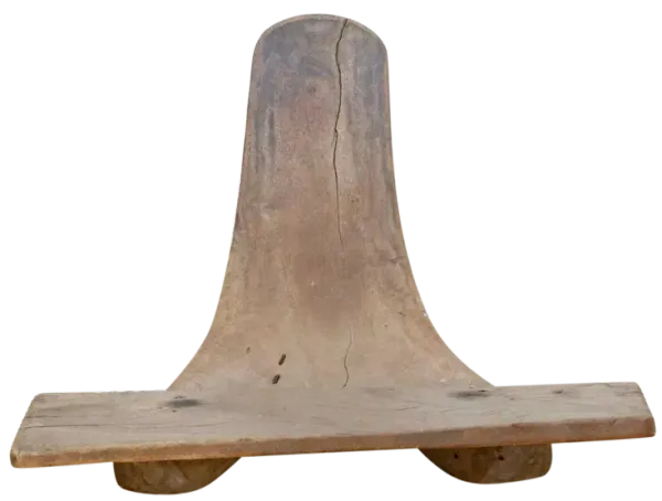 Large Antique "Y" Shaped African Chair - de-cor