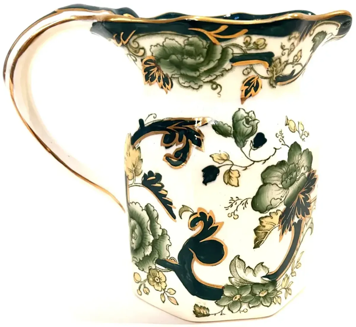 Mason’s English Ironstone Jug - c. 1920s - green