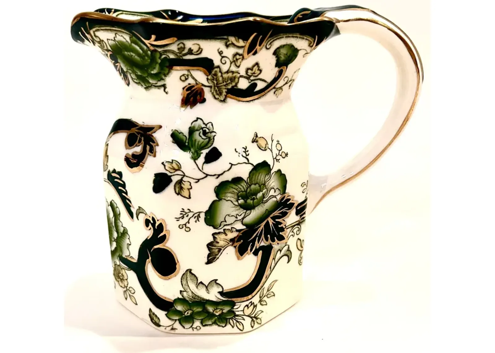 Mason’s English Ironstone Jug - c. 1920s - green