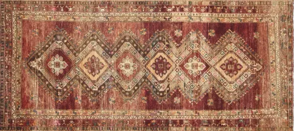 1960s Turkish Oushak Rug - 5'7"x 12'4"