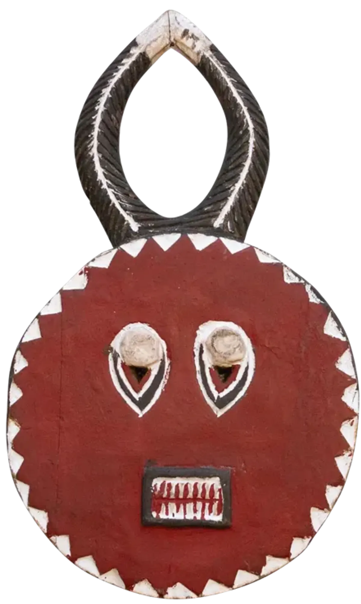 Radiant Red African Goli Mask