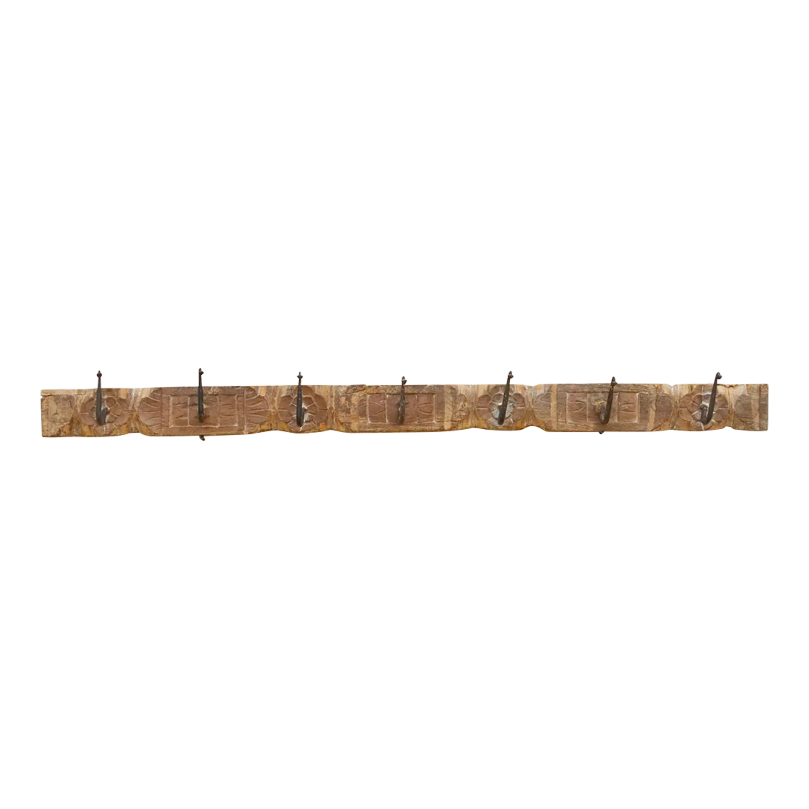 Carved Lotus Flower Wall Hook - de-cor