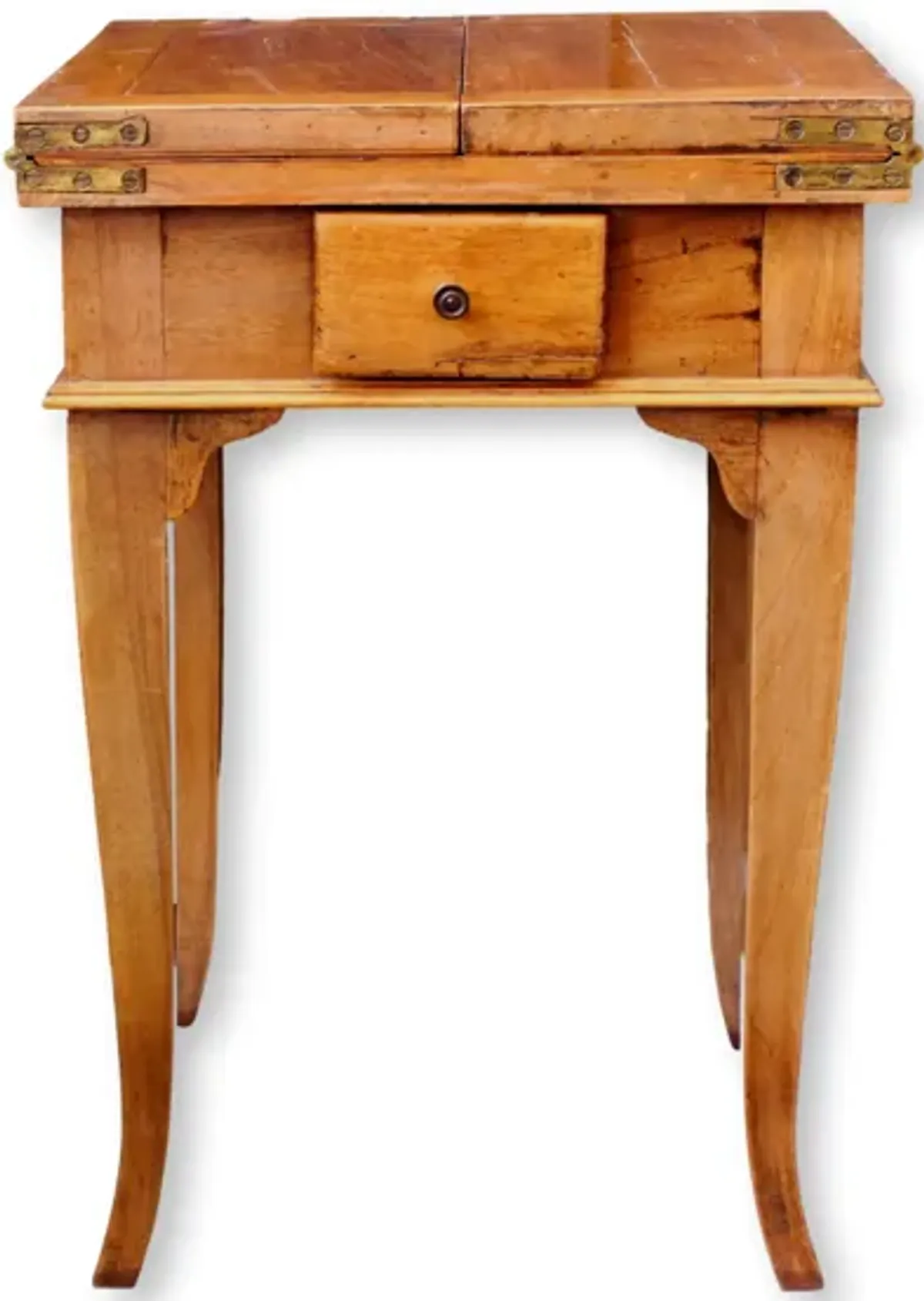 18thC Small Space Expandable Side Table - Rose Victoria - Brown