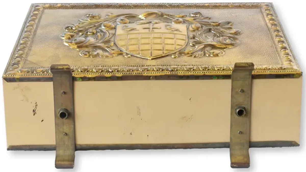 1930s French Coat of Arms Magazine Rack