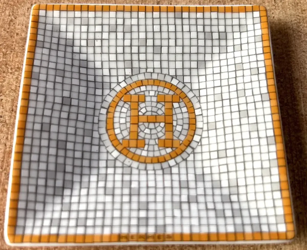 Hermès Mosaique Tray - Orange