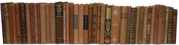 Vintage Petite Boxwood Decorative Books (1Ft) - Red - Booth & Williams