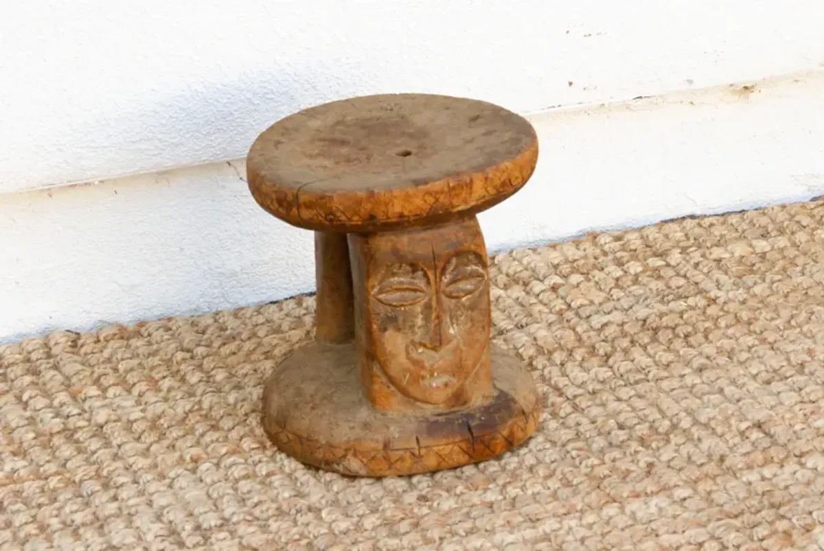 Lovely Antique African Lega Stool