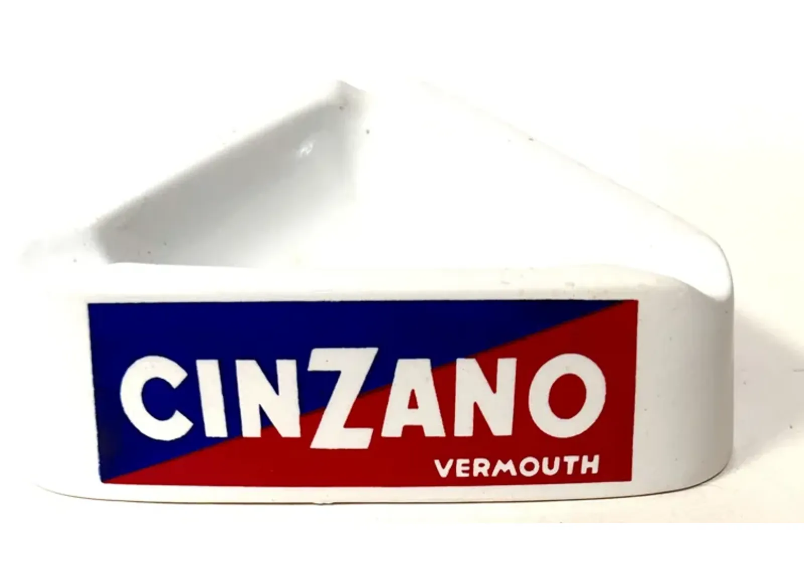 Cinzano Ashtray - White