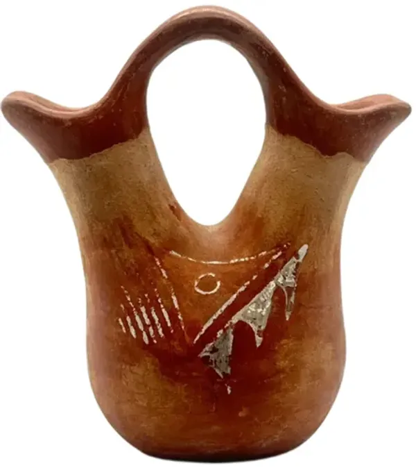 Pueblo Ceremonial Wedding Pottery Vase - Pilar Collection