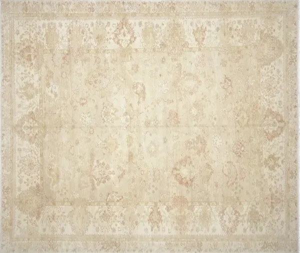 1960s Turkish Oushak Rug - 8'2" x 9'8"