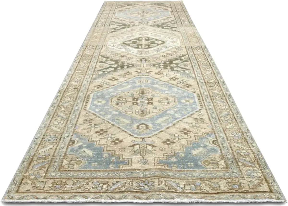 1940s Persian Melayer Runner-3'1"x10'8"