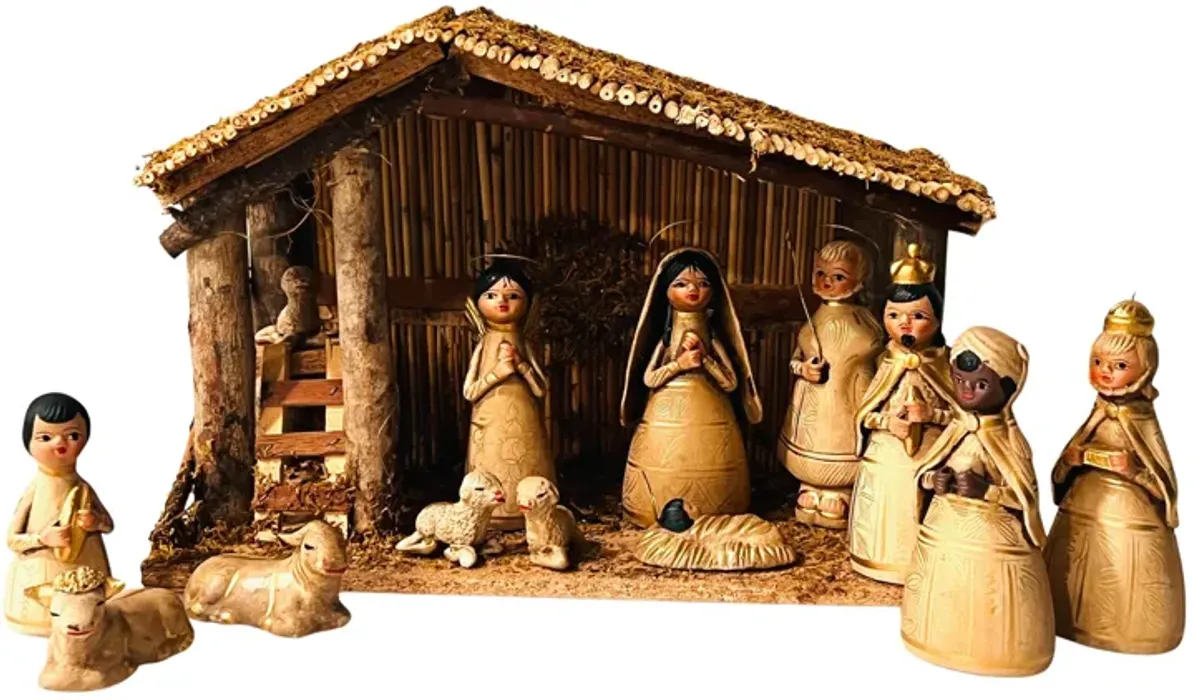 Handmade Nativity Set