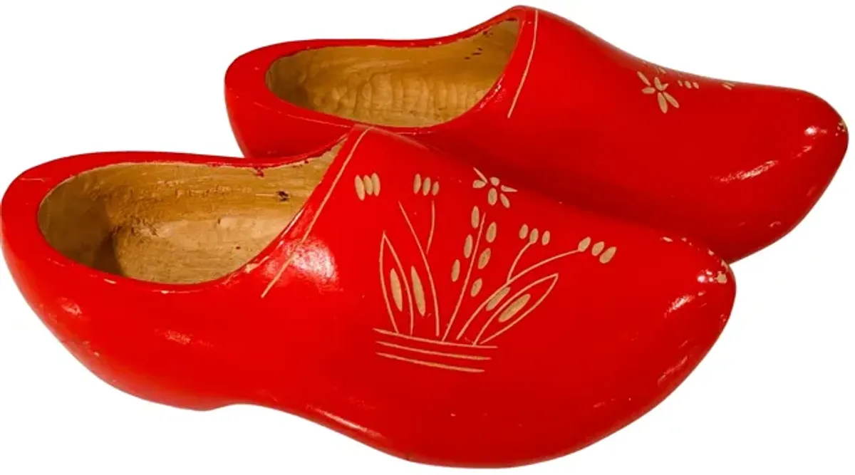 Dutch Clogs for St. Nick - Set of 2 - Red