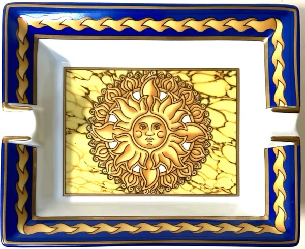 Herm s Carpe Diem Cigar Ashtray - The Emporium Ltd. - Blue