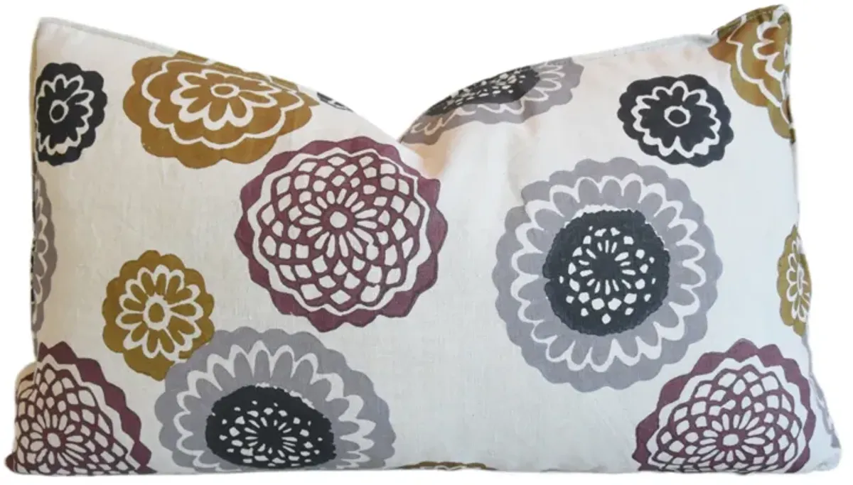 Galbraith & Paul Zinnia Floral Pillow