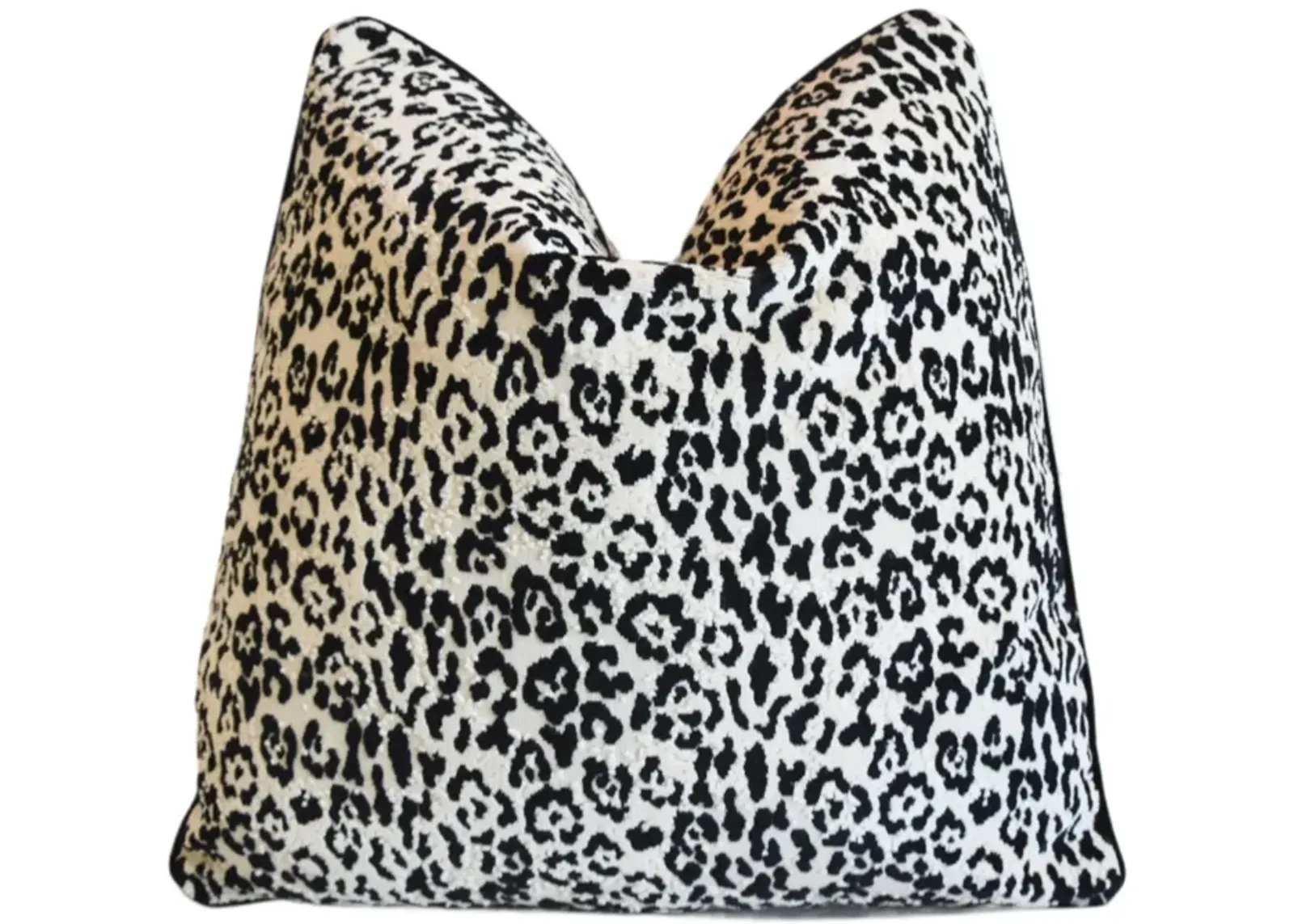 Pierre Frey Jungle Leopard Velvet Pillow