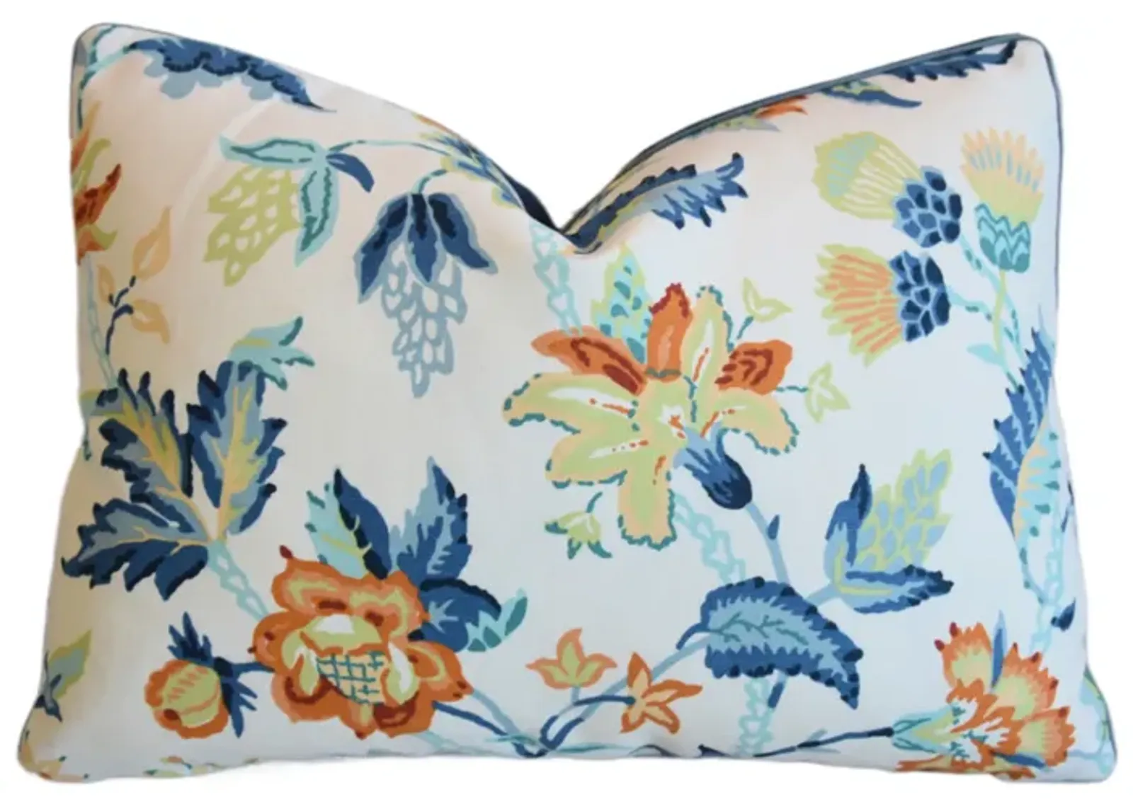 Schumacher Alana Floral Vine Pillow