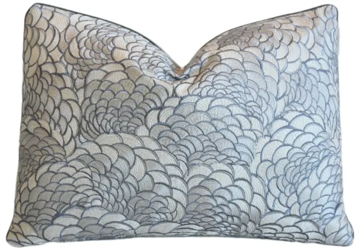 Holly Hunt Modern Embroidered Pillow