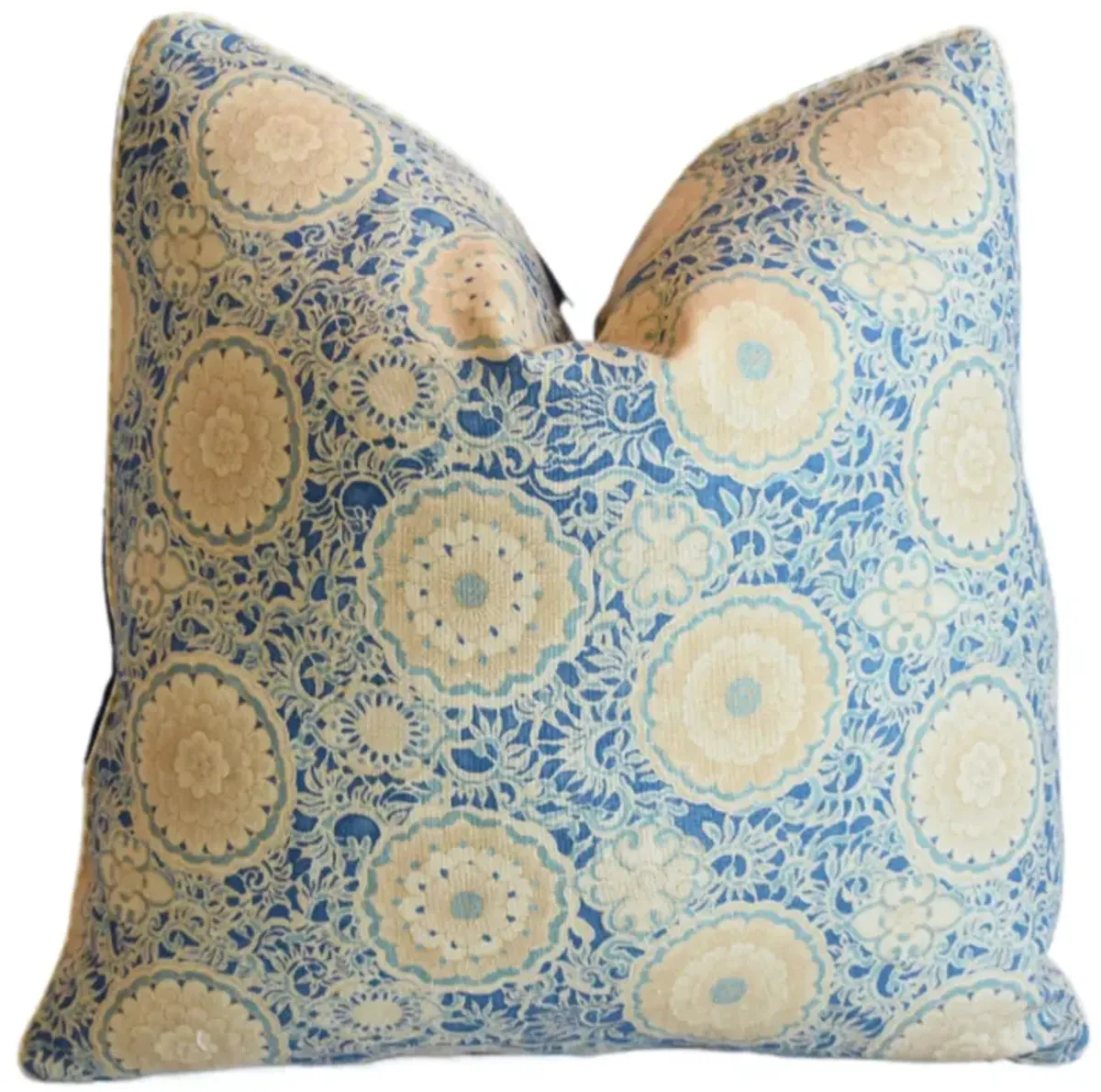 Designer Susan Tucker Floral Pillow