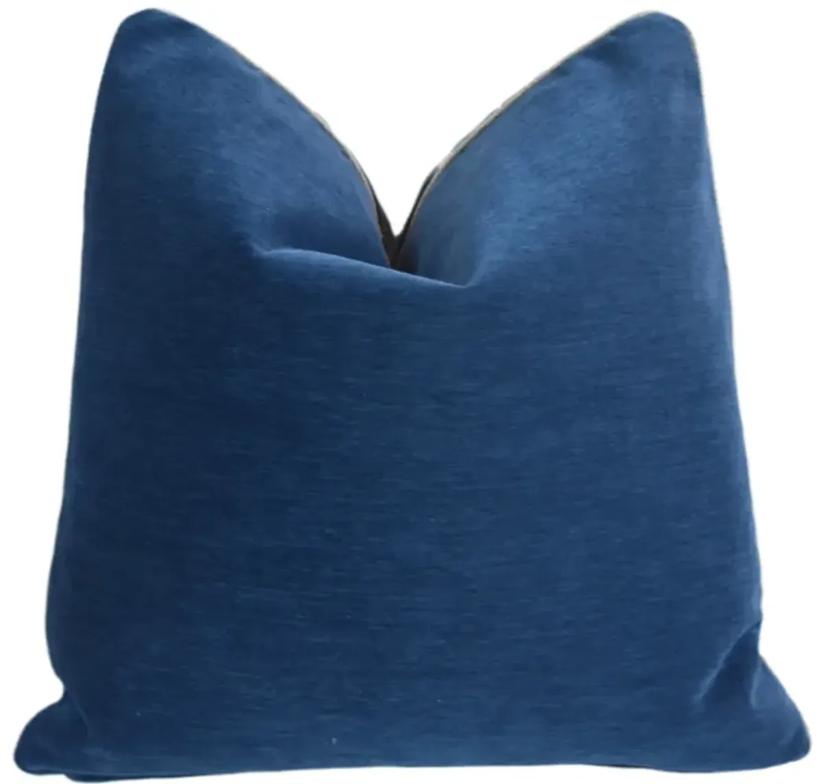 Ambella Home Modern Blue Velvet Pillow