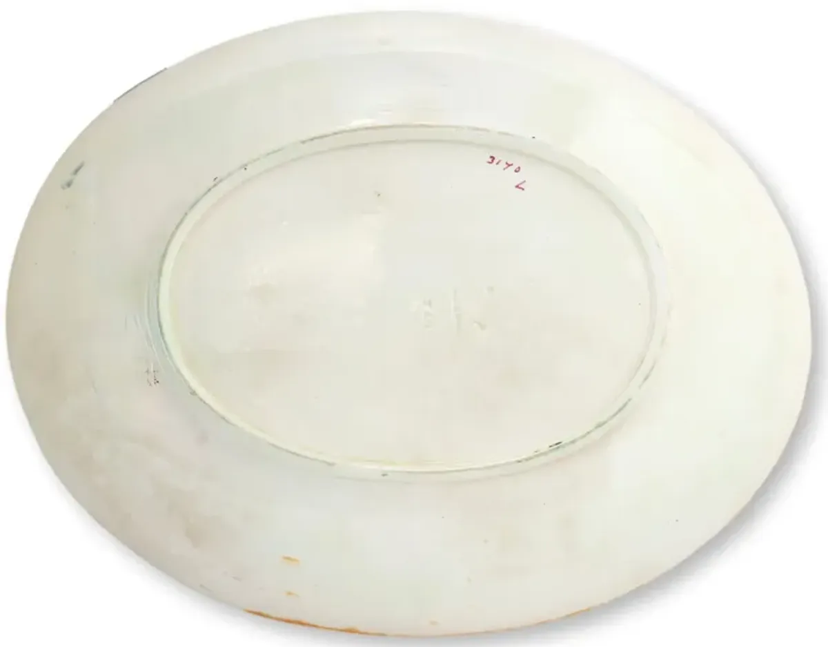 Wedgwood Majolica "Lincoln" Platter - Rose Victoria - Blue