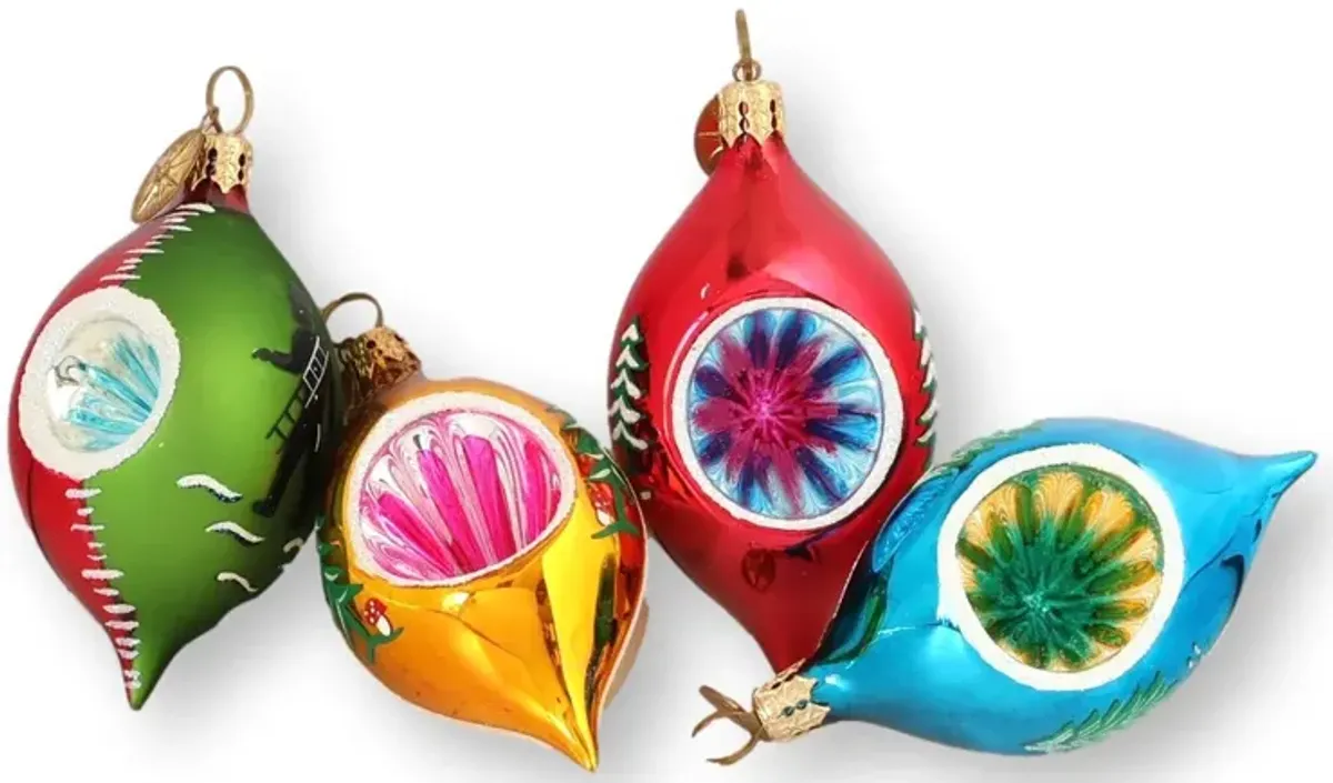 Christopher Radko Fantasia Ornaments Set - Green