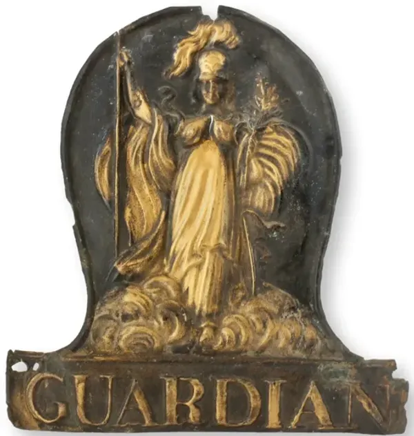 Antique English London Fire Marker