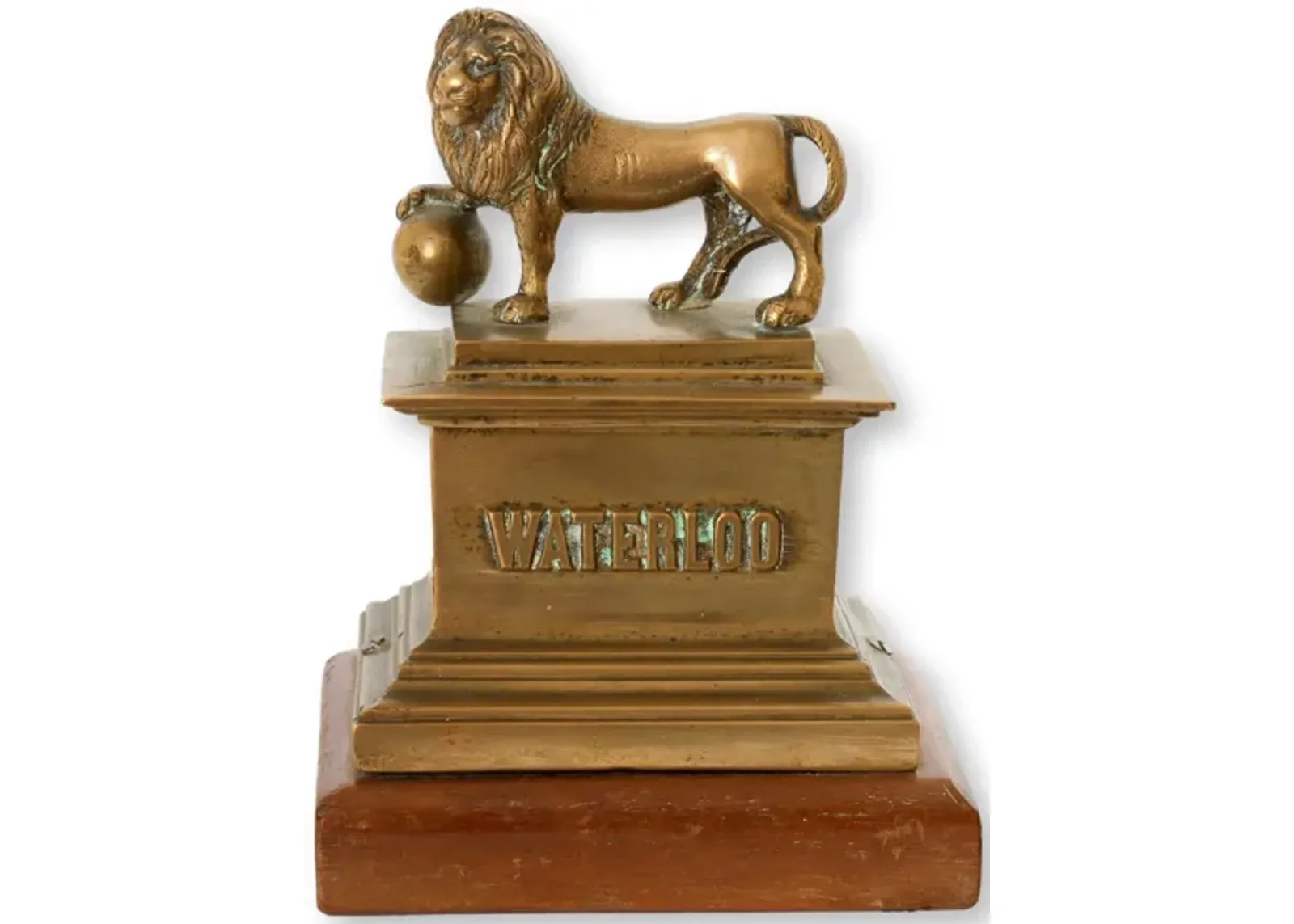 Heavy English Bronze Waterloo Lion