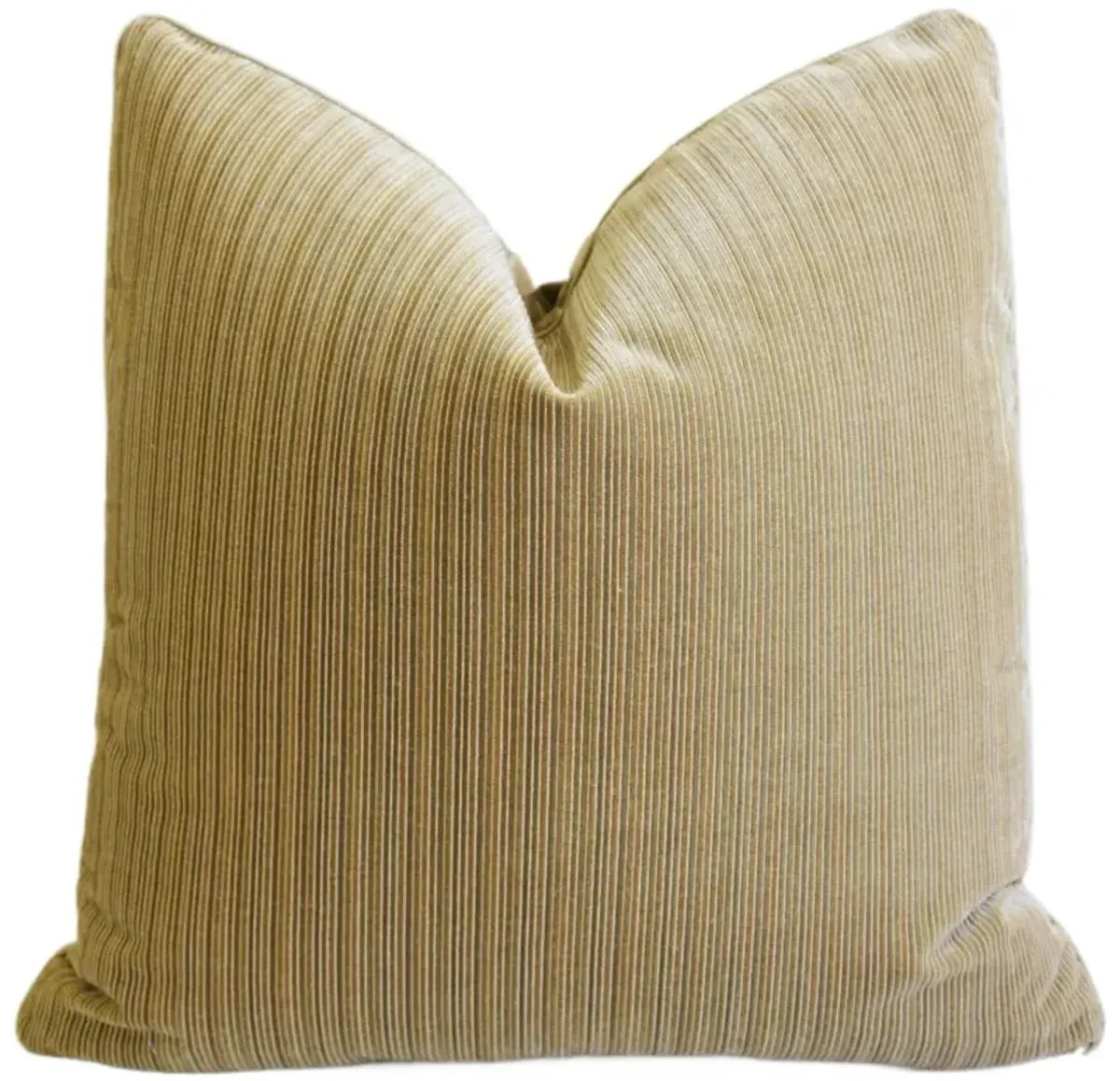 Beacon Hill Silk Velvet Striped Pillow