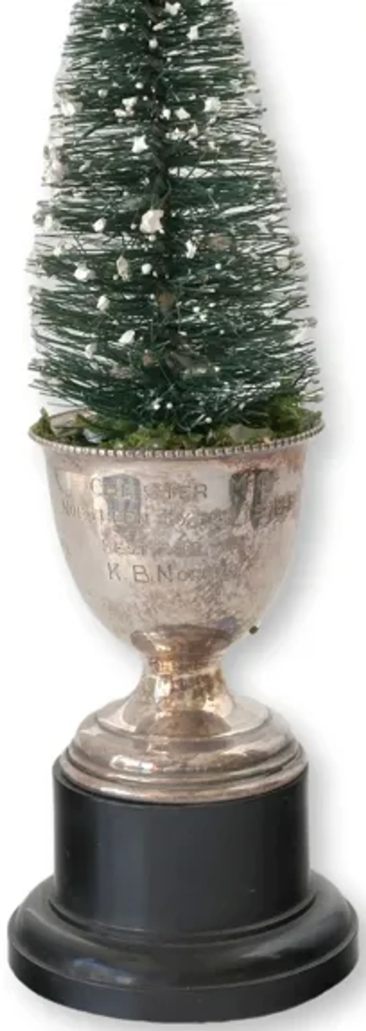 1946 Motorcycle Trophy Bottle Brush Tree - The Queens Landing