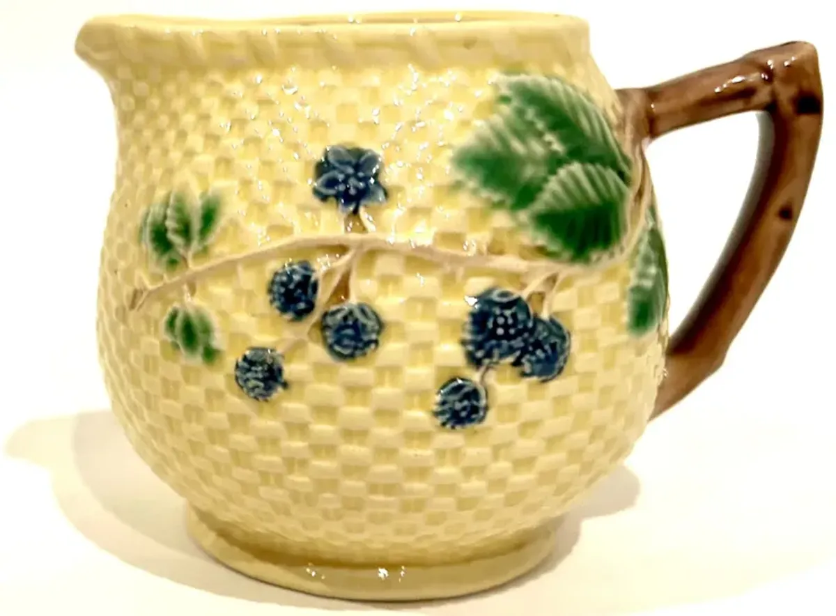 Tiffany & Co. Majolica Cream Pitcher - The Emporium Ltd. - Green