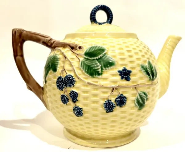 Tiffany & Co. Majolica Teapot - The Emporium Ltd. - Yellow/Green