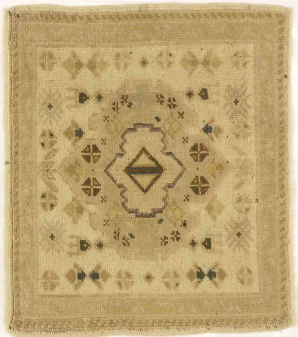 Yastik Hand Woven Wool Rug 1'6 X 1'10