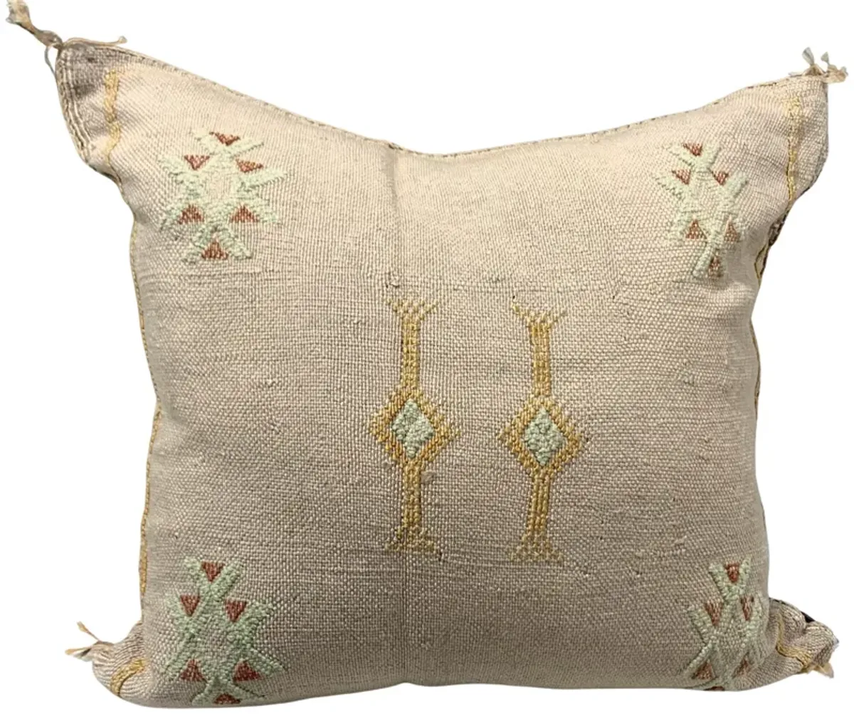 Moroccan Sabra Silk Pillow