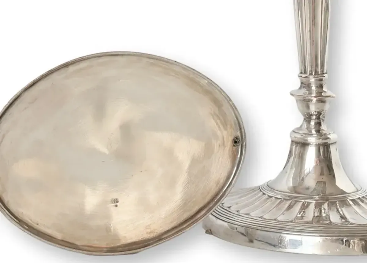 Georgian Silver-Plate Candelsticks
