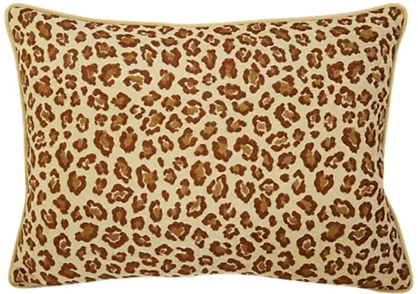 Leopard Spot Velvety Chenille Pillow