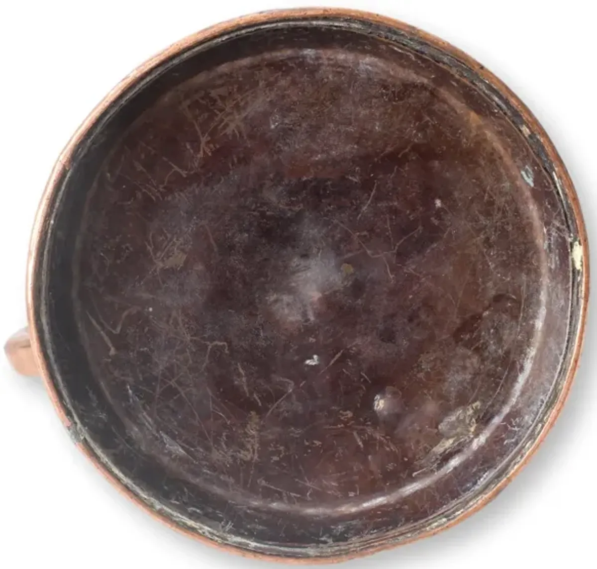 Antique Copper Half Gallon Haystack Jug - New England Mercantile - brown