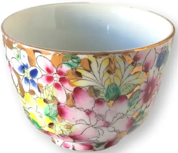 Japanese Porcelain Tea Bowls - Set of 12 - The Queens Landing - White