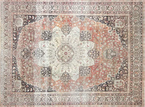 1920s Turkish Swaz Rug - 9'8" x 13'