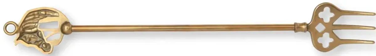 Antique English Equestrian Toasting Fork