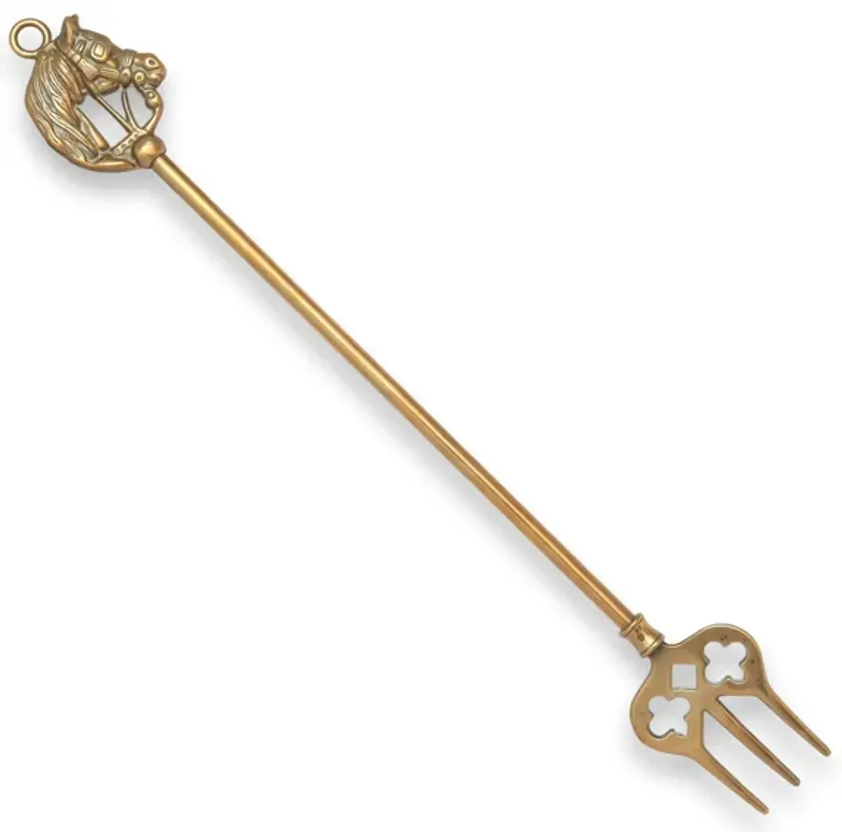 Antique English Equestrian Toasting Fork