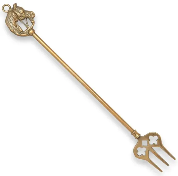 Antique English Equestrian Toasting Fork