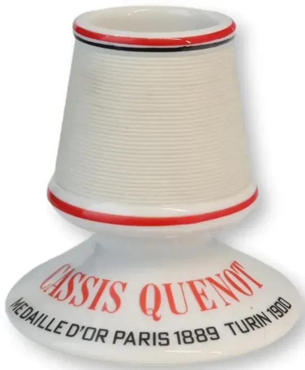 French Porcealin Match Striker / Holder - The Queens Landing - White