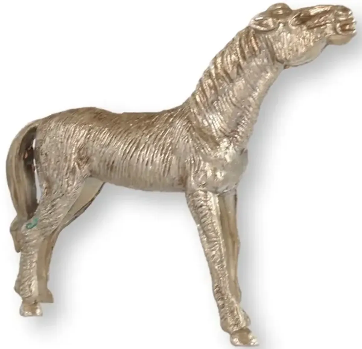 English Silver-Plate Horse Desk Ornament - The Queens Landing