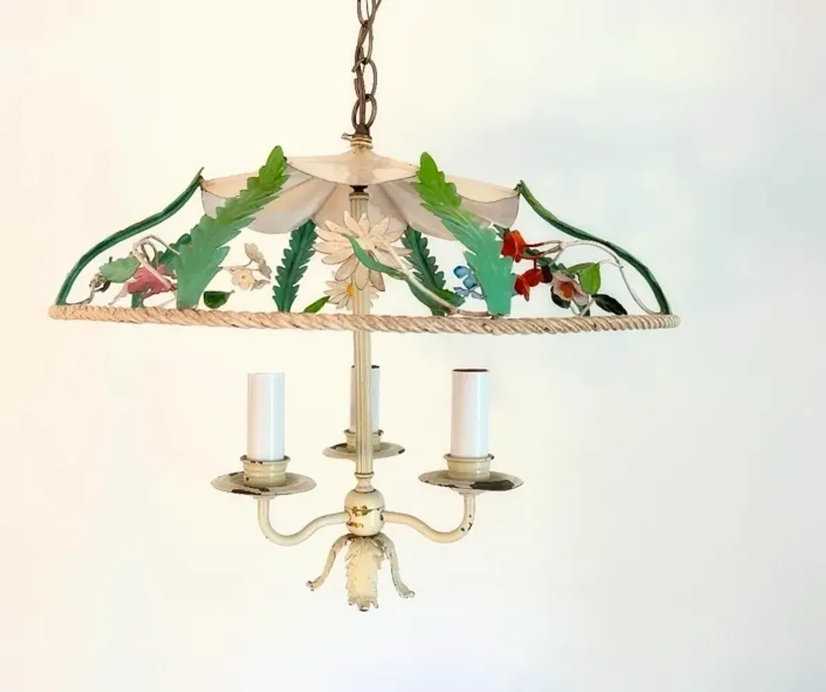 Italian Garden Pavilion Chandelier - C the Light Interiors - Green