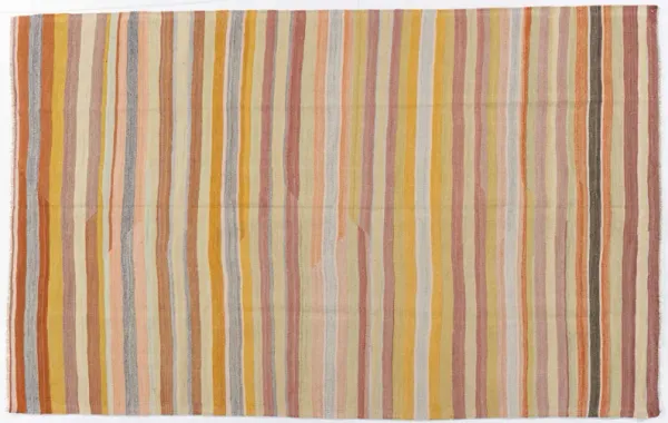 Turkish Kilim Flatweave Rug 5'7 X 8'6
