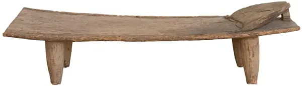 Handcarved Old Statement Senufo Bed - de-cor - Brown