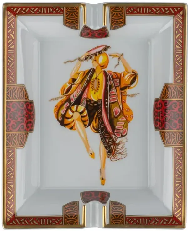 Hermès "Elephant India" Ashtray - Vintage Lux - red